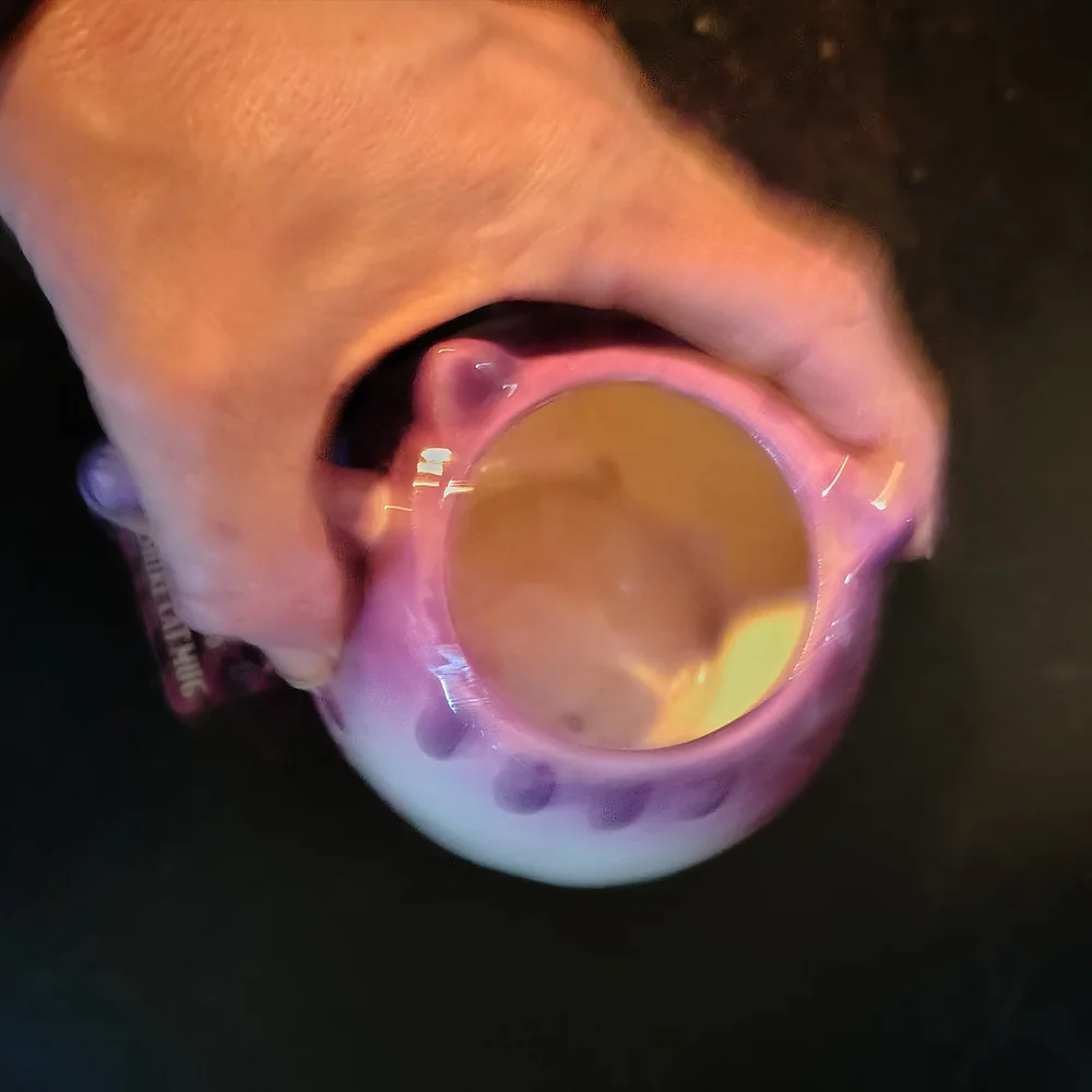 Purple Cat Mug